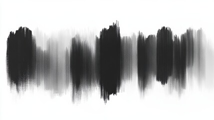 Fototapete - Gradient pencil strokes create a beautiful transition from dark to light shades in an artistic design