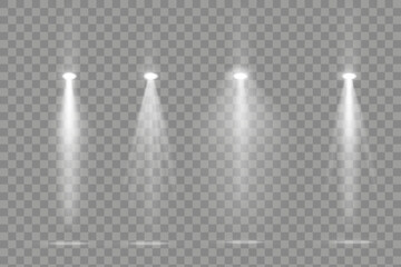Wall Mural - stage spotlight, bright light source, concert lighting. spotlight for concert lighting