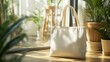 © Elshad Karimov - Mockup with organic cotton tote bag. Sustainably sourced and designed to carry all your essentials in style. Its sturdy construction and versatile design make it perfect for everyday use
