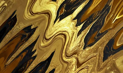 Wall Mural - Luxury Gold and Black Gradient Background abstract