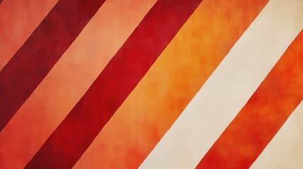 Fototapete - Bold red and orange gradient stripes create a dynamic and contemporary visual experience in a vibrant pattern