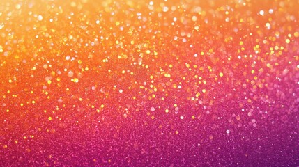 Leinwandbilder - Vibrant gradient background blending warm orange and purple shades with sparkling elements creating a dynamic visual experience