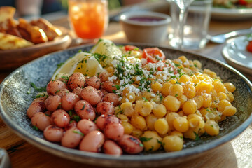 Poster - Black Eyed Peas Food, Served On A Table