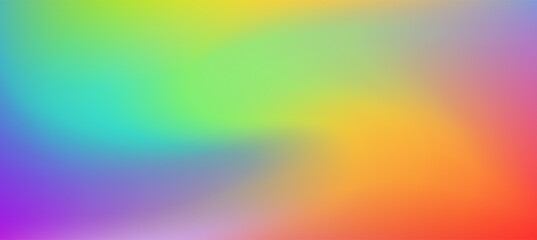 Wall Mural - colorful iridescent holographic rainbow background for bold cool design, prints, wallpapers.