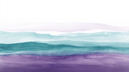 Leinwandbilder - Large fields of minimalist pencil strokes create serene landscape in pastel hues with smooth gradients