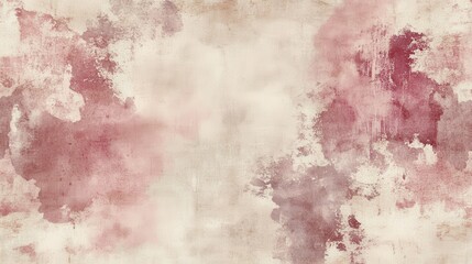 Leinwandbilder - Romantic watercolor texture in soft shades of pink and beige ideal for art backgrounds and creative projects