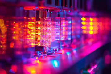 Wall Mural - inventories of quantum computer cores in high technology