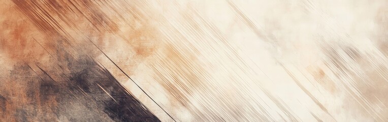 Fototapete - Soft pencil strokes create an abstract background in muted amber tones evoking warmth and tranquility