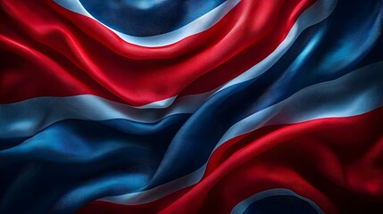 Leinwandbilder - abstract American flag in red white and blue gracefully waving and streaming in a cinematic background  This stunning patriotic image evokes a sense of national pride power and grandeur