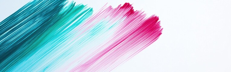 Aufkleber - Bold strokes of color on a clean white background showcasing artistic expression and vibrant creativity