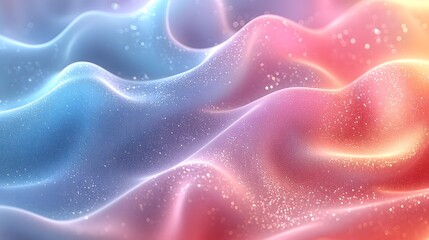 Fototapete - Mesmerizing pastel gradient abstract background with a soft blended rainbow effect  The colors seamlessly transition from light blue to vibrant pink creating a dreamlike ethereal atmosphere