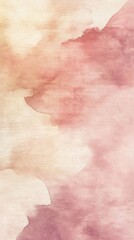 Fototapete - Romantic watercolor texture in soft shades of pink and beige ideal for creating a warm atmosphere in various projects