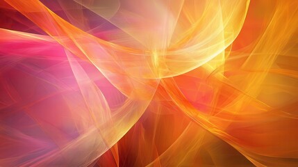 Poster - Vibrant and clean abstract design with flowing colors creating a dynamic visual experience