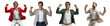 © Deja - businessman  happy ecstatic celebrating being  winner Dynamic energetic