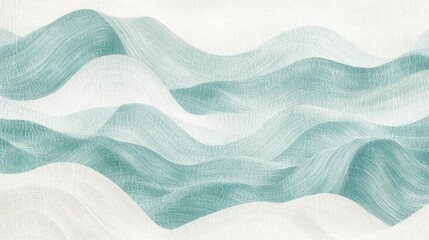 Fototapete - Gradient of soft pencil strokes creates gentle waves of color in serene composition