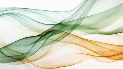 Leinwandbilder - Abstract flowing lines created with pencil strokes capture the essence of movement and color in gentle hues