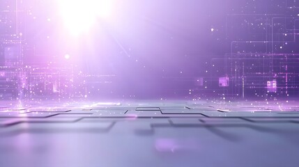 Fototapete - Mesmerizing abstract background featuring a dreamy purple and lavender gradient with soft ethereal light rays and delicate shadow details creating a captivating