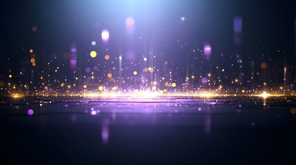 Leinwandbilder - Captivating dreamy and ethereal purple gradient background with soft glowing rays of light and delicate shadow details creating a mesmerizing and visually striking composition