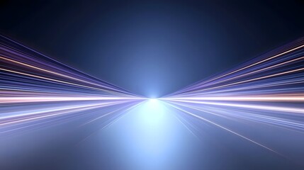 Leinwandbilder - Smooth blurred abstract background featuring a gradient of purple and blue hues with soft dynamic light rays and subtle shadows creating an elegant and captivating digital design