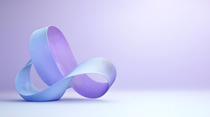 Fototapete - Captivating Abstract Background with Gradient Lighting and Soft Shadows   Ethereal Tranquil and Modern Design with Fluid Shapes Soothing Colors and a Contemplative Mood