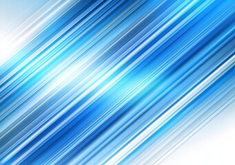 Wall Mural - abstract background with straight intersected luminous blue and white lines , isolated on white back