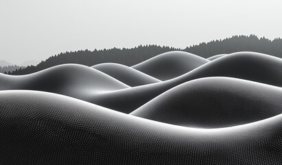 Wall Mural - black white dark silver gray abstract background
