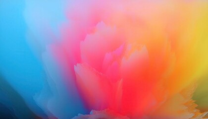 Poster - ethereal gradient with vibrant color transitions from warm red to cool blue, perfect for modern abstract background and digital designs

