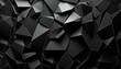 © SuriyaPhoto - Panoramic black triangles mosaic background Ai generated image , isolated on white background,  , copy space for text,