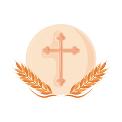 Sticker - first communion catholic host