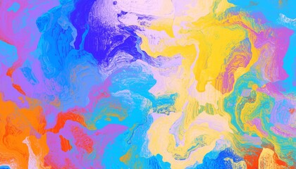 Fototapete - A stunning and artistic swirl composed of a vibrant array of colors, creating a mesmerizing abstract design