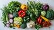 © Artem - Vibrant fresh vegetables against a clean white background