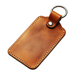 leather luggage tag