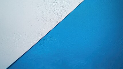 Wall Mural - Blue and White Wall Close Up