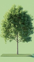 Wall Mural - Lush Green Tree: Nature's vibrant beauty