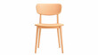 © Nadiyah - Light wood chair, simple design, isolated on white background, perfect for interior design websites