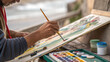 © Arties - Outdoor watercolor painting for artistic creativity, perfect for travel blogs, art tutorials, or inspiration for creative workshops.