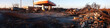 © Lila Patel - Gas Station and Surrounding Structures After Fire Damage