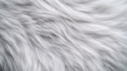 top-down view of close-up of koala fur in soft gray tones with clean seamless detailing