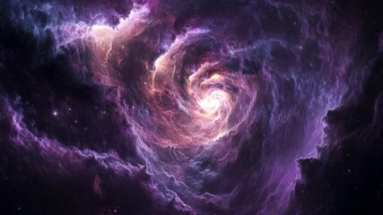 Wall Mural - mesmerizing cosmic swirl: dramatic nebula movement in vibrant galaxy
