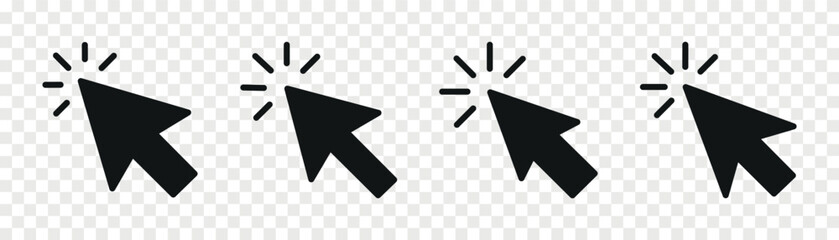 mouse click cursor arrow icons