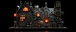 © Halina Berah - A futuristic house model rests atop a luminous circuit board, showcasing the intersection of technology and home automation