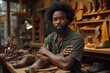 © olly - portrait of a  black shoemaker