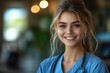 © Oleksandr - Nurse offers a reciprocal smile while providing assistance in a healthcare environment