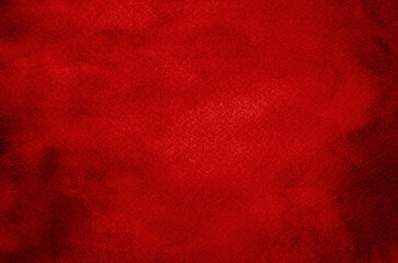 Wall Mural - Abstract red watercolor background texture