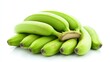 © Fidel - A heap of fresh, green bananas waiting to ripen, Their vibrant hue hinting at the promise of sweetness to come