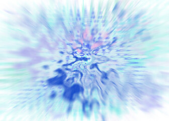 Wall Mural - An abstract transparent iridescent color blur design element.