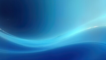 Abstract gradient blue background with smooth light blue lines. Modern design with soft colors. Blur effect creates textured look. Suitable for tech, graphic design, digital art, illustration