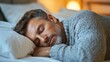 © sergiokat - World Sleep Day, man is sleeping in the bedroom