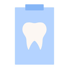 Poster - dental care record icon