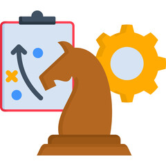 Wall Mural - Strategy Development Icon